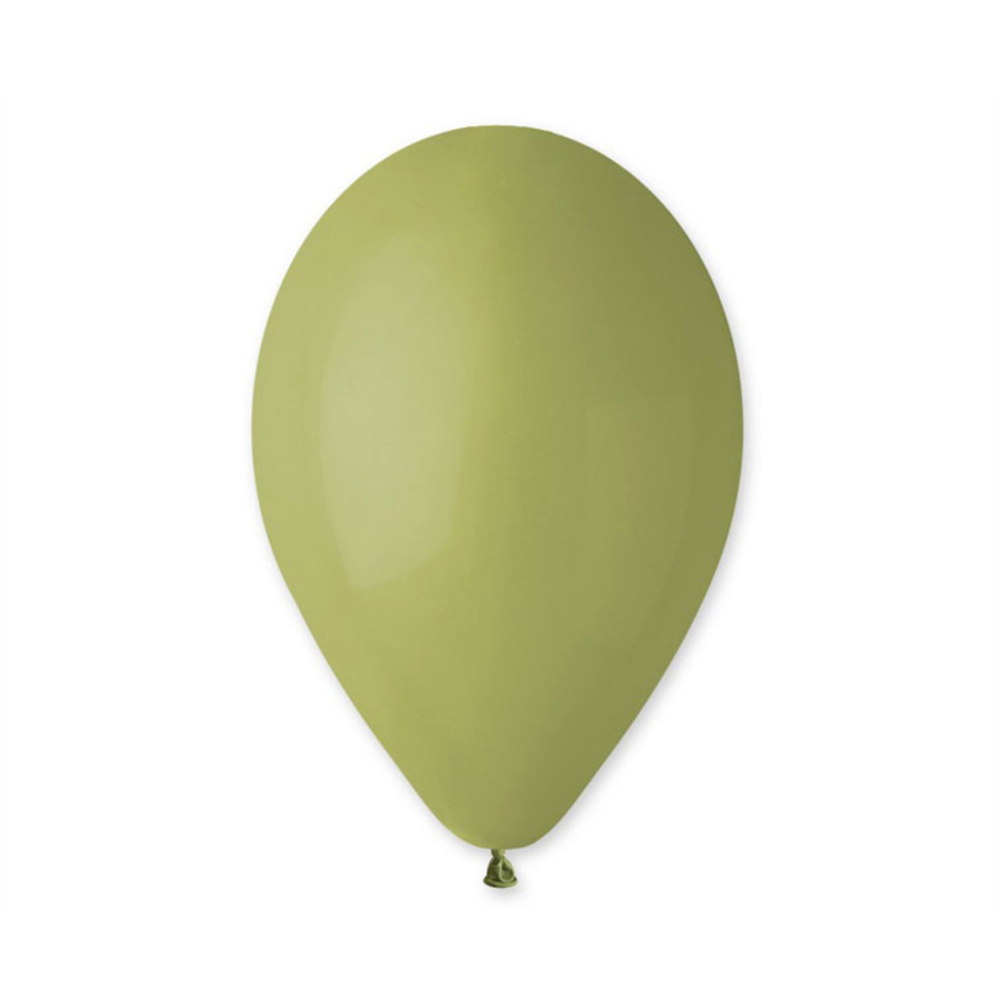G90-98 Balon Maslinasto zeleni 25cm, 100kom slika 1