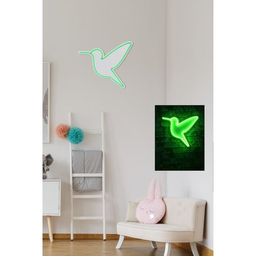 Wallity Ukrasna plastična LED rasvjeta, Little Bird - Green slika 11