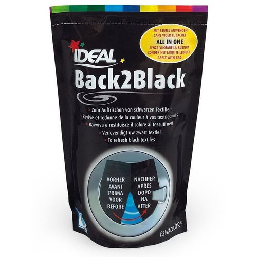 Ideal boja za tekstil Back2Black 400 gr - Crno slika 1