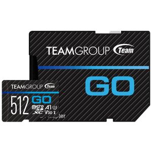 TeamGroup MICRO SDHC/SDXC 512GB GO UHS-I U3 V30, 100/90MB/s +SD Adapter TGUSDX512GU303