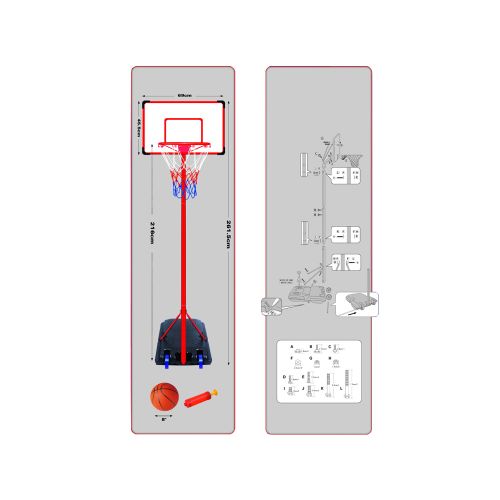 Košarkaški set SP0701 - zabava na otvorenom slika 6