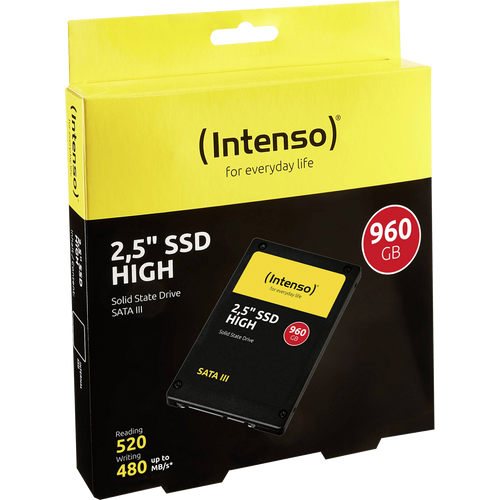 (Intenso) SSD Disk 2.5", kapacitet 960GB, SATA III High - SSD-SATA3-960GB/High slika 1