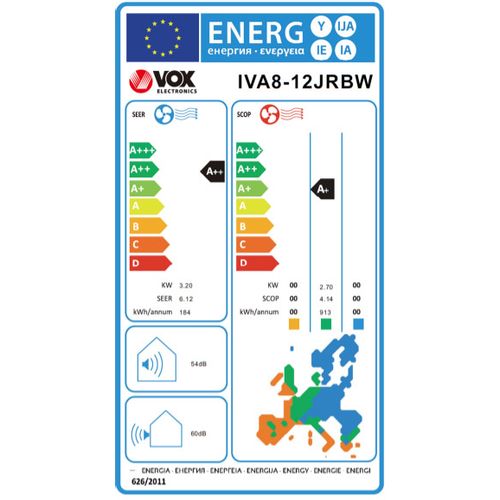 VOX IVA8 - 12JRBW1 klima uređaj slika 4