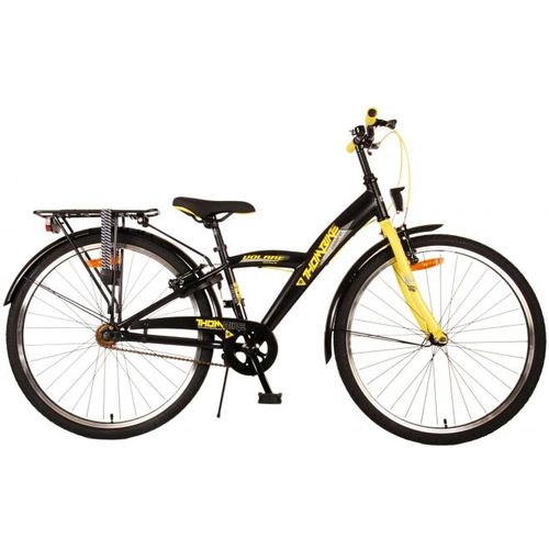 Volare Thombike 26" dječji bicikl s dvije ručne kočnice crno-žuti slika 1