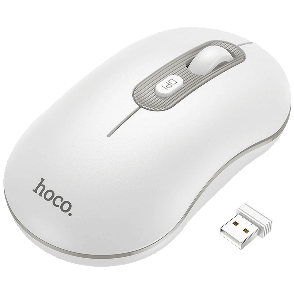 hoco. GM21 Miš bežični White/Gray slika 1