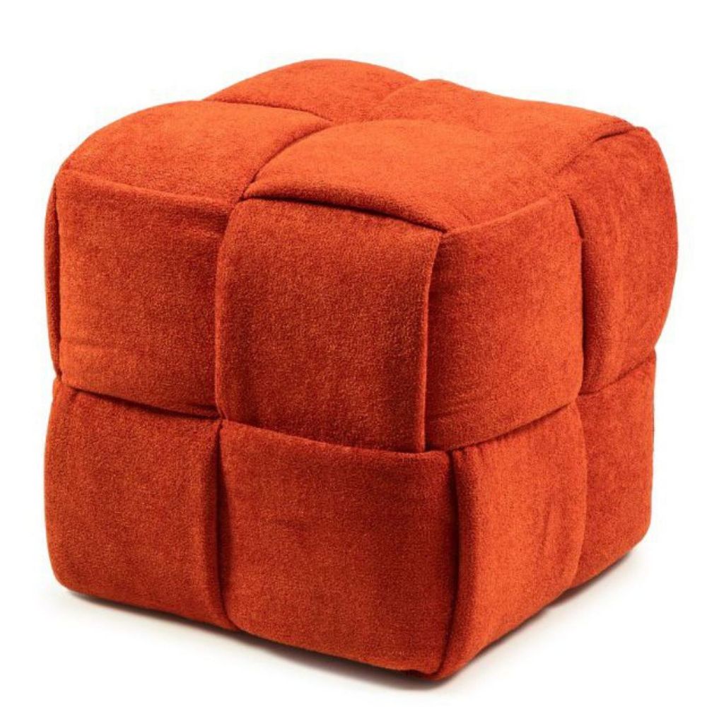 Pouffe za sjedenje - Narančasta boja slika 2