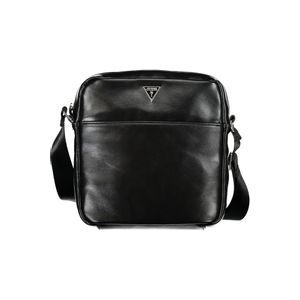 GUESS JEANS MEN'S BLACK SHOULDER BAG