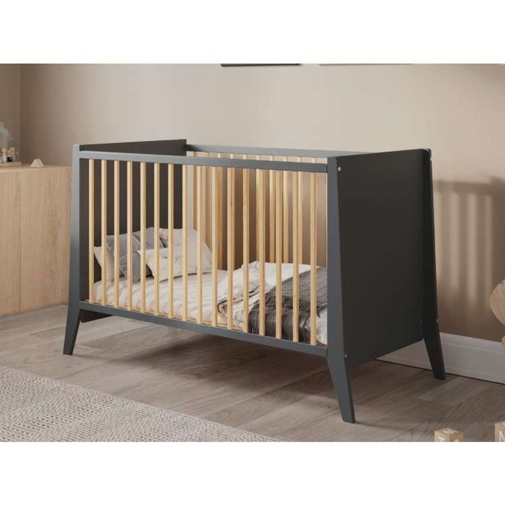 Lettino Krevetac za bebe Cosmo 120x60cm, Grey slika 2