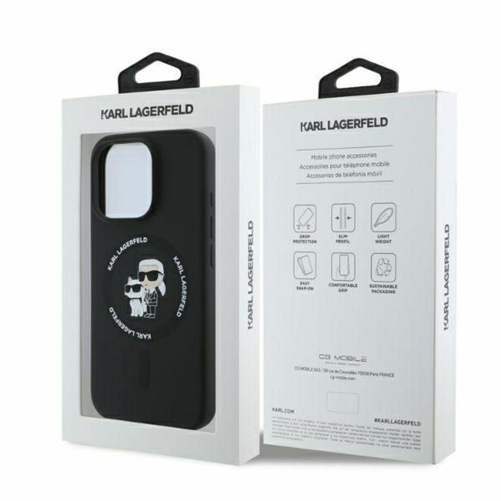 TPU Karl Lagerfeld maska za iPhone 16 Pro KLHMP16LSCMKCRHK slika 2