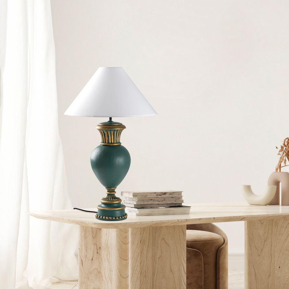 ELEGANZE-5325 Zelena i Bijela Stočna Lampa slika 2
