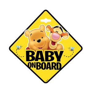 Znak Baby on board Winnie the Pooh