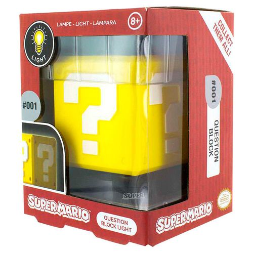 Nintendo Super Mario Bros Question Block 3D svjetiljka slika 2