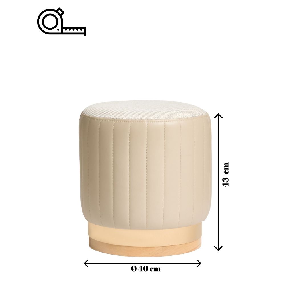 Tuffet Nordica - Bež slika 6