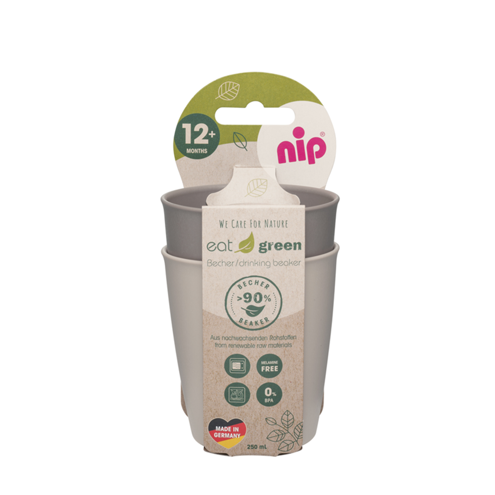 nip® Eat Green Čaša 250ml 2kom, Bež slika 2