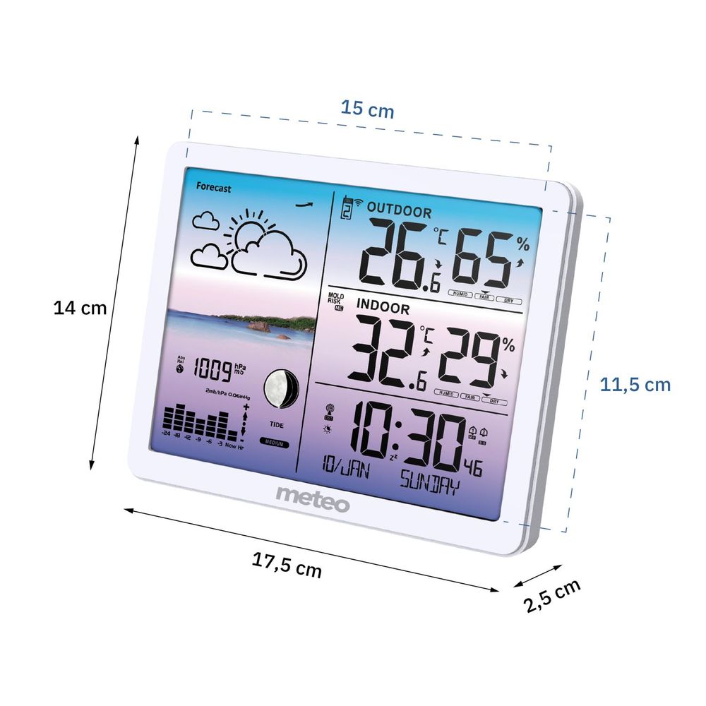 Meteorološka stanica METEO SP107 bijela slika 8