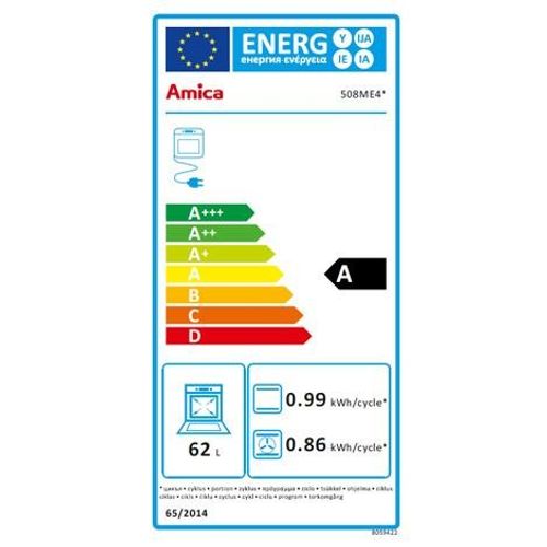 Amica kombinirani štednjak 58ME4.38HZpMs(W) bijeli (54021) slika 10