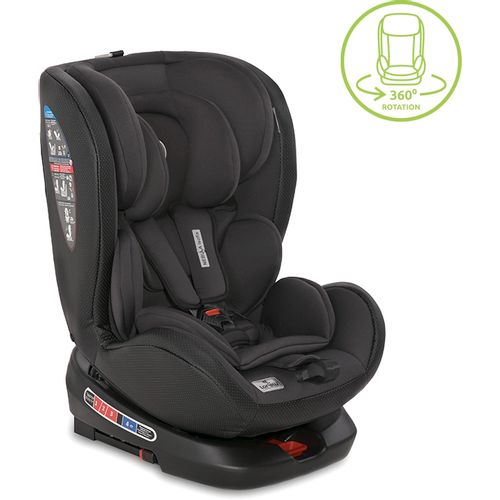 LORELLI NEBULA Autosjedalica  360° Isofix Black Leather 0-12 godina/0-36 kg (0+/1/2/3) slika 1