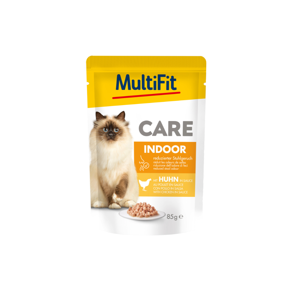 MultiFit Cat Care Adult Indoor piletina, vrećica 85 g slika 1