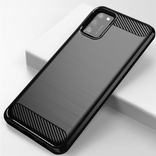 Carbon Case Fleksibilna TPU futrola za Samsung Galaxy A02s EU crna slika 4