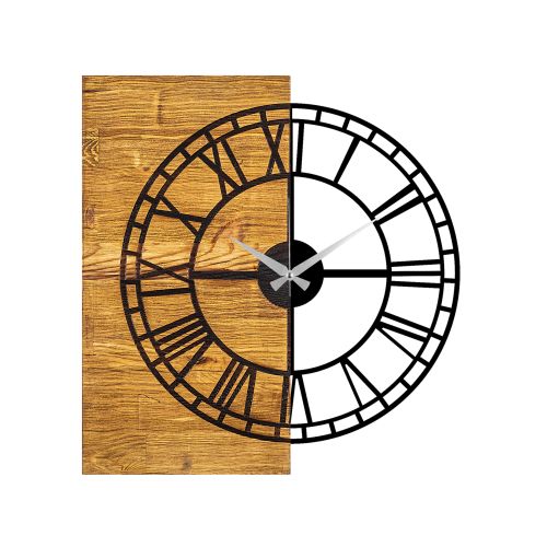 Wallity Ukrasni drveni zidni sat, Wooden Clock 10 slika 5