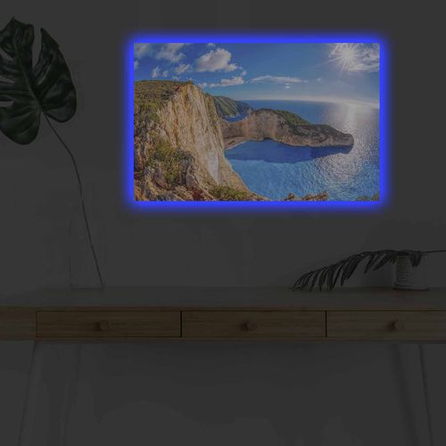 Wallity Slika dekorativna platno sa LED rasvjetom, 4570DHDACT-164 slika 1