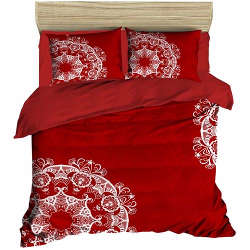 421 Red
White Double Duvet Cover Set slika 1