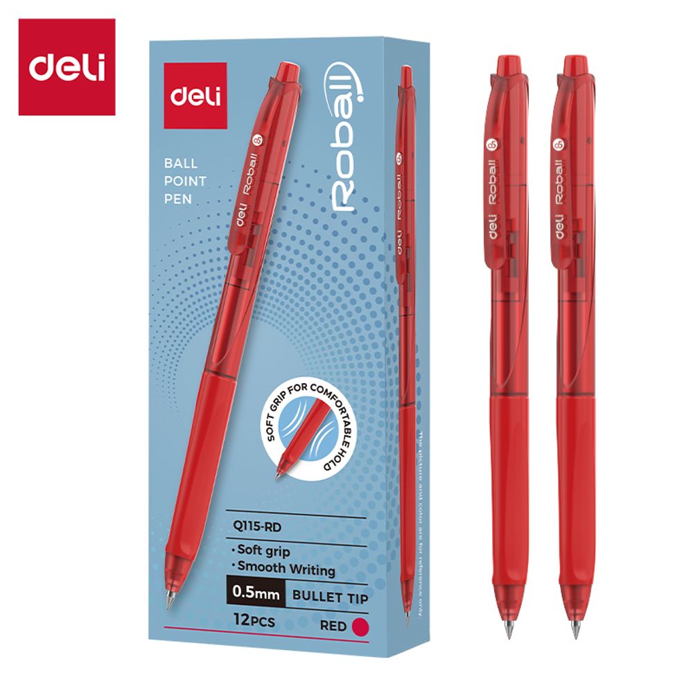 HEMIJSKA OLOVKA DELI 0.5 mm CRVENA EQ115-RD slika 1