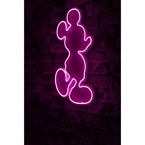 Wallity Ukrasna plastična LED rasvjeta, Mickey Mouse - Pink slika 9