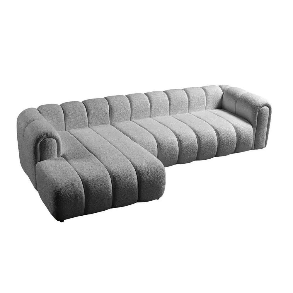 Ugaona Sofa N-Line Left - Siva Boja slika 5