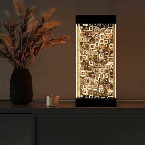 Opviq Stolna svjetiljka, TLT Panel Lampshade With Retro Pattern slika 7