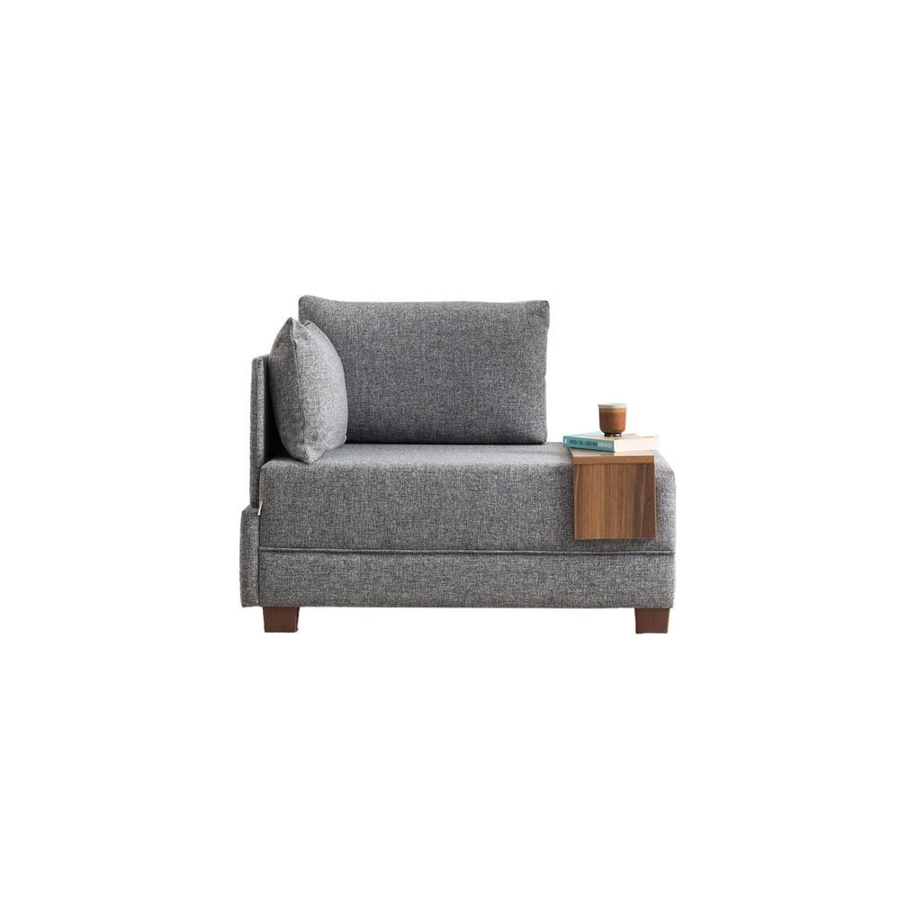 Fly Fotelja Lijeva - Siva 1-Sjedalna Sofa slika 6