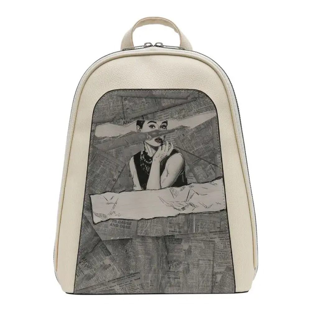 DOGO Ruksak Tidy Bag Go Back to Being Yourself (Krem) slika 1
