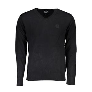 GIAN MARCO VENTURI MEN'S BLACK SWEATER