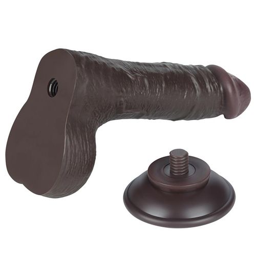 Lovetoy Sliding Skin black dildo 19,5cm slika 6