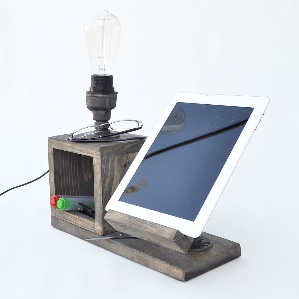 Crna Stolna Lampa Pp078 slika 3