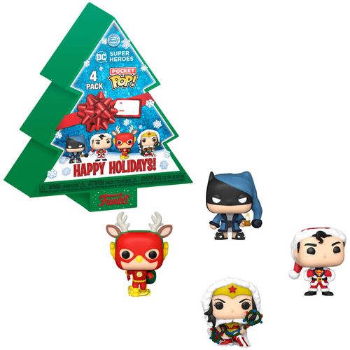 Pocket POP pack 4 figures DC Comics Happy Holidays slika 3