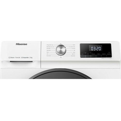 Hisense WFQA1214EVJM Samostojeća veš mašina, 12 kg, Inverter PowerDrive motor, 1400 rpm, Dubina 66 cm slika 4