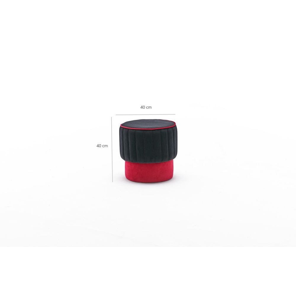 Rose Puf - Crni Antracit / Pink Puf slika 7