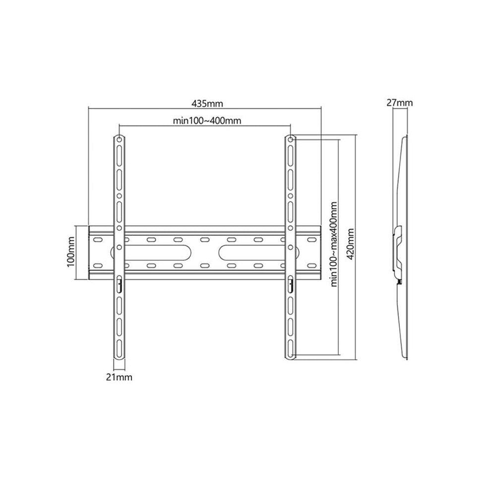 STELL Nosač za TV SHO 4220 Fixed mount TV 37''-70''  slika 4