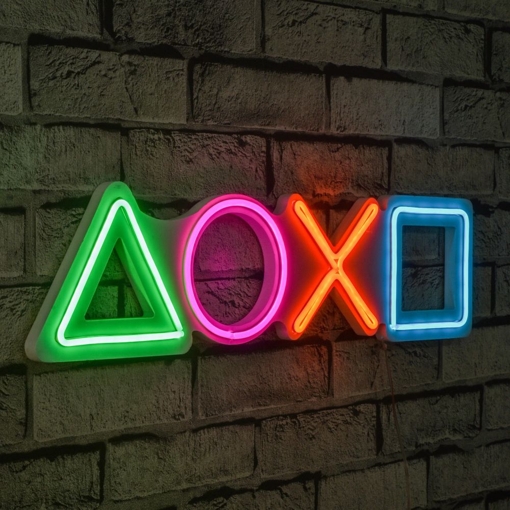 Dekorativna LED Rasvjeta Play Station - Višebojna - izložbeni artikl (oštećenja ambalaža) slika 1