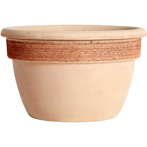 SAKSIJA 32 CM CAMPANELLA GRAFFIATA TERRACOTTA DEGREA slika 1