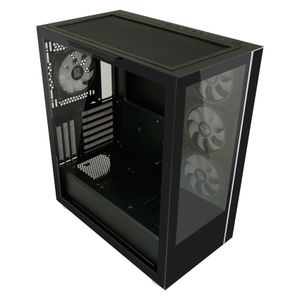 Kuciste LC Power LC-808B-ON  Skylla_X, Midi-ATX Case, black, 4x120mm ARGB fan