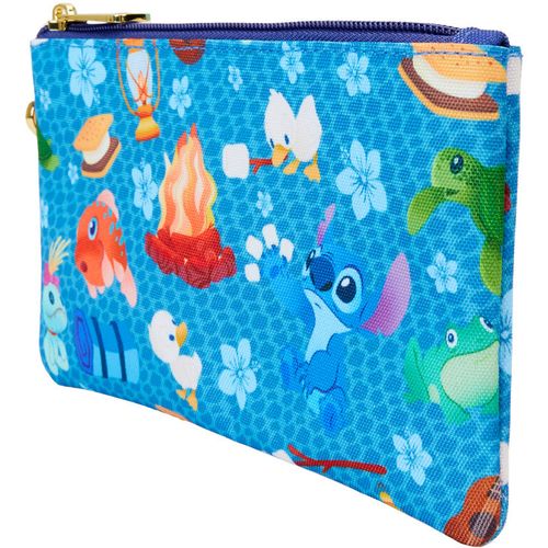 Loungefly Disney Stitch Camping Cuties zipper wrislet wallet slika 2