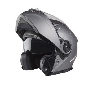 Modularna - flip up kaciga za motor vel.XS NOX N965 - Mat Titanium