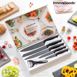 Set Dijamantnih Noževa Shard InnovaGoods 6 Dijelovi