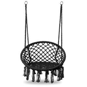 Viseća stolica mreža crna