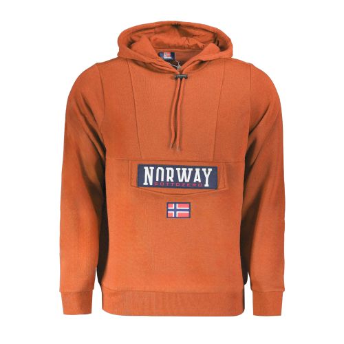 NORWAY 1963 MEN'S BROWN ZIP-UP SWEATSHIRT slika 1