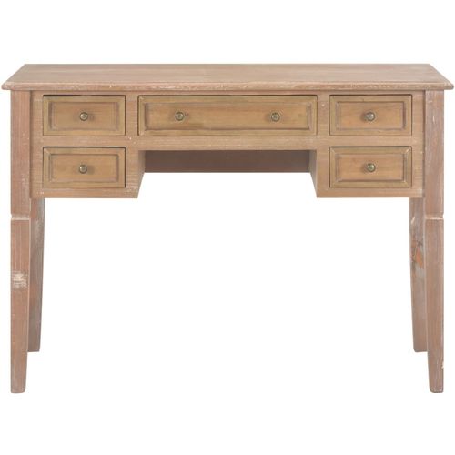 280072 Writing Desk Brown 109,5x45x77,5 cm Wood slika 3