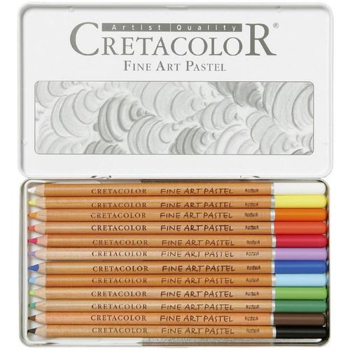 CRETACOLOR Umjetničke pastelne olovke 12 kom u metalnoj kutiji 470 12 slika 7