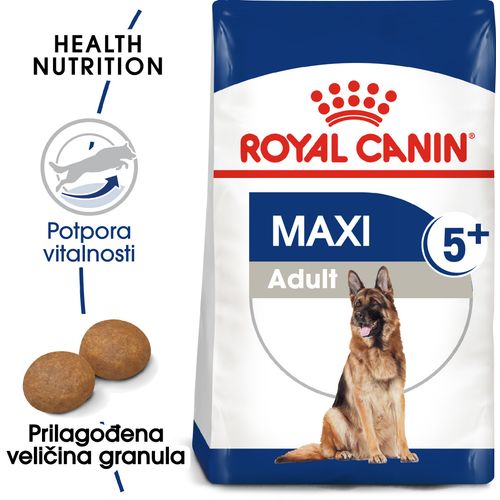 ROYAL CANIN SHN Maxi Adult 5+, potpuna hrana za pse starije od 5 godina velikih pasmina (od 26 do 44 kg), 15 kg slika 5